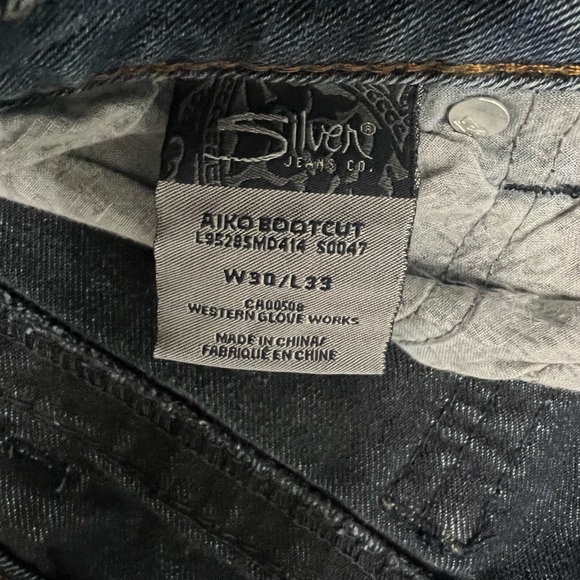 Aiko Bootcut Silver Jeans sz.30x33 - Picture 3 of 5
